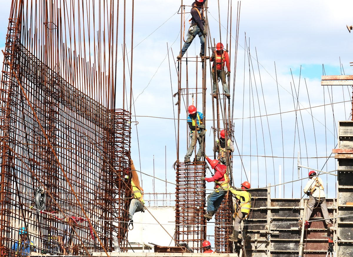 Construction materials and steel reinforcement